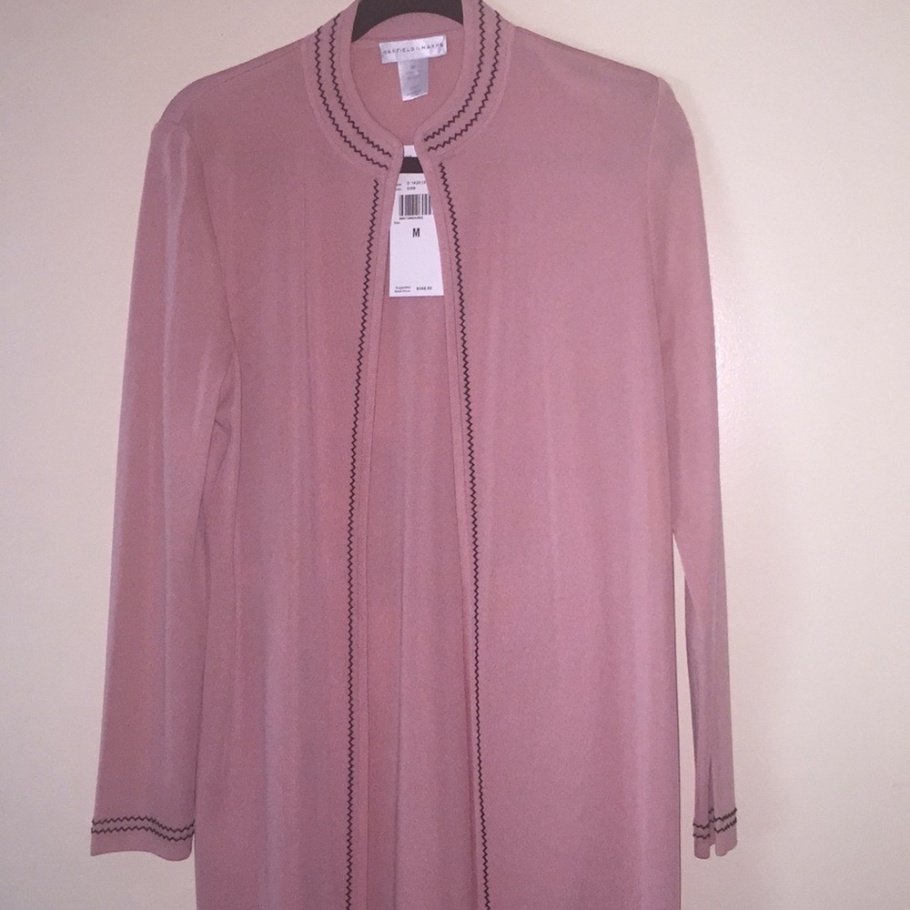 Garfield & Marks🆕rose long cardigan NWT